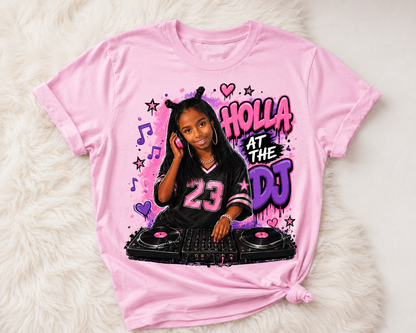 “Holla at the DJ” Cartoon T-Shirt